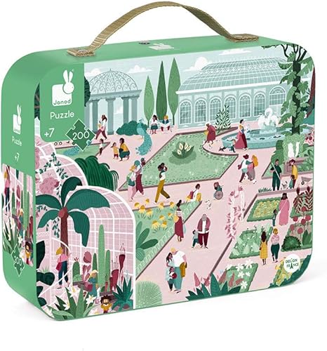 Janod Rompecabezas de jardín botánico de 200 piezas - A partir de 7 años - J02672