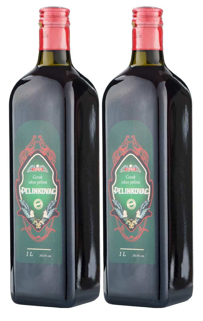 2 x Kräuterliqör Bitter Pelinkovac Simex 1 L