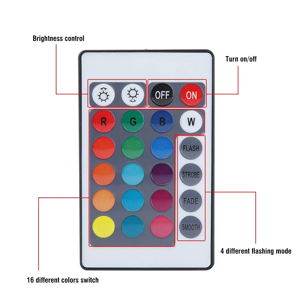 - Fendinebbia per auto, 30 W, RGB, LED COB Angel Eye, super luminoso, con telecomando