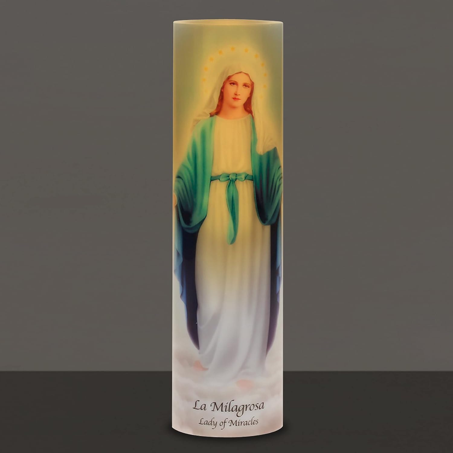 Stonebriar Lady of Miracles Flameless LED Devotional - Image 6