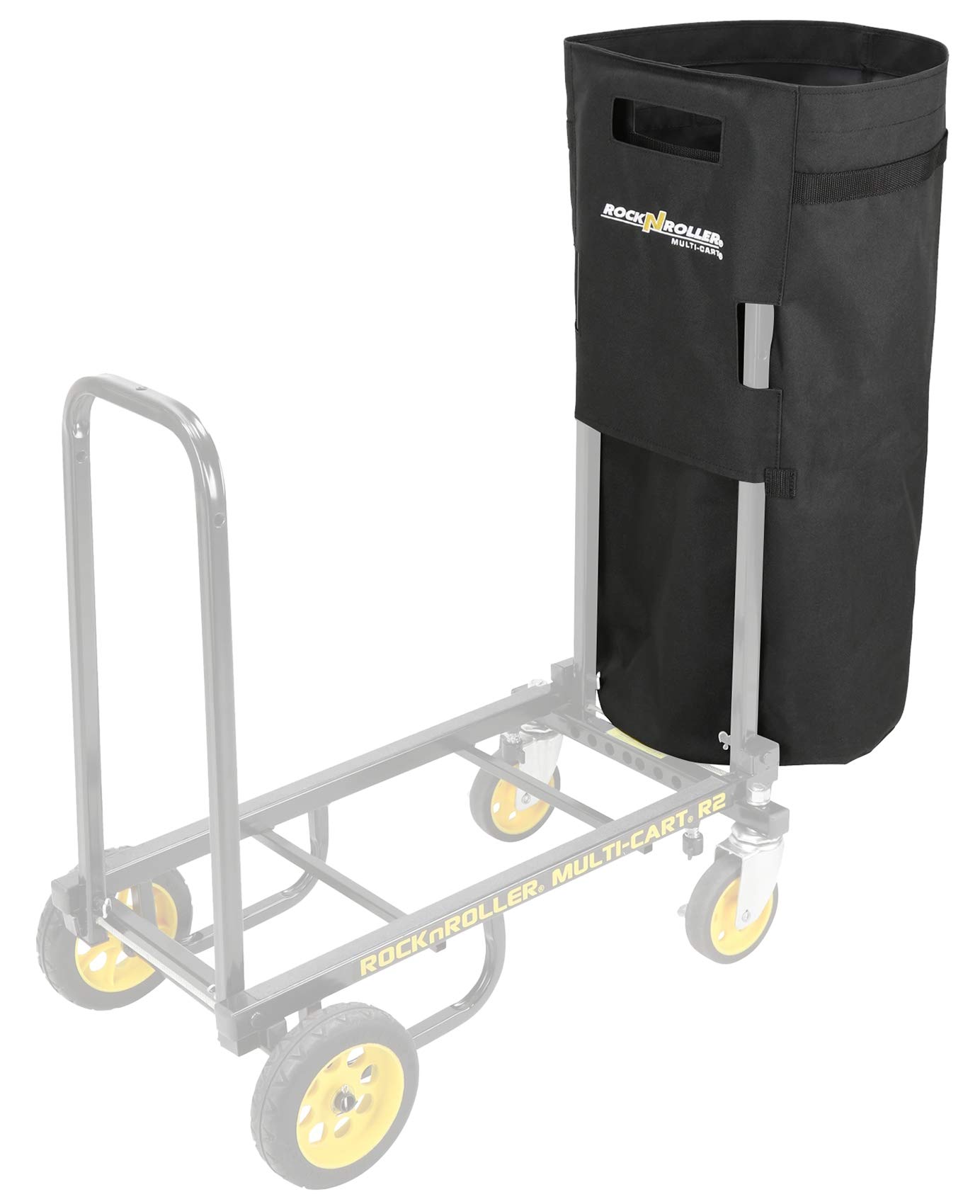 Rock-N-Roller Handle Bag with Rigid Bottom for R2 Multi-Carts (RSAHBR2) Black