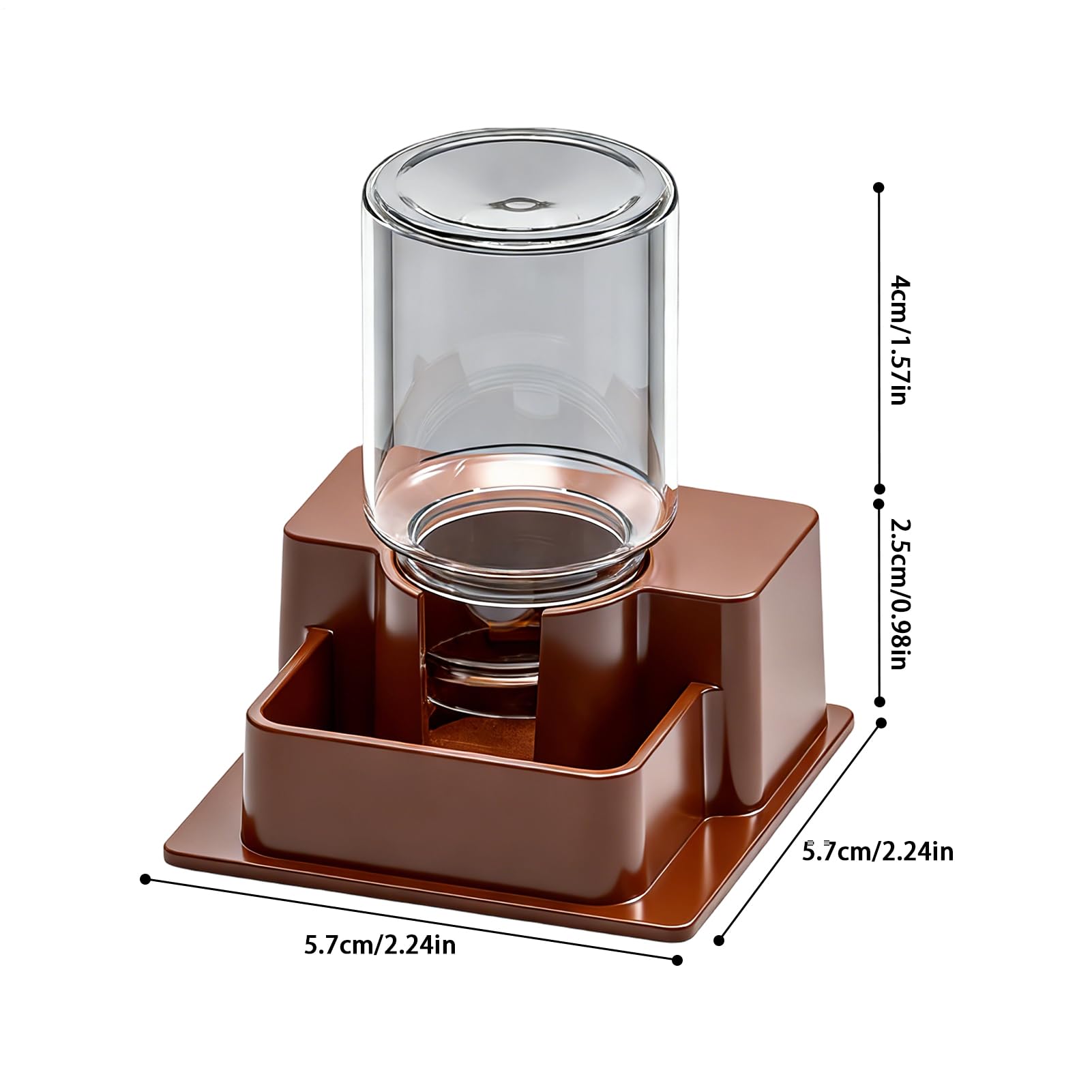 Masoog Fuente de Agua de Dragón Barbudo,Cuenco Automático Desmontable para Reptiles - Bebedero para Lagartos y para Serpientes de Terrario | para Camaleón, Gecko, Rana, Ermitaño, Anfibios, Terrario y — view 6