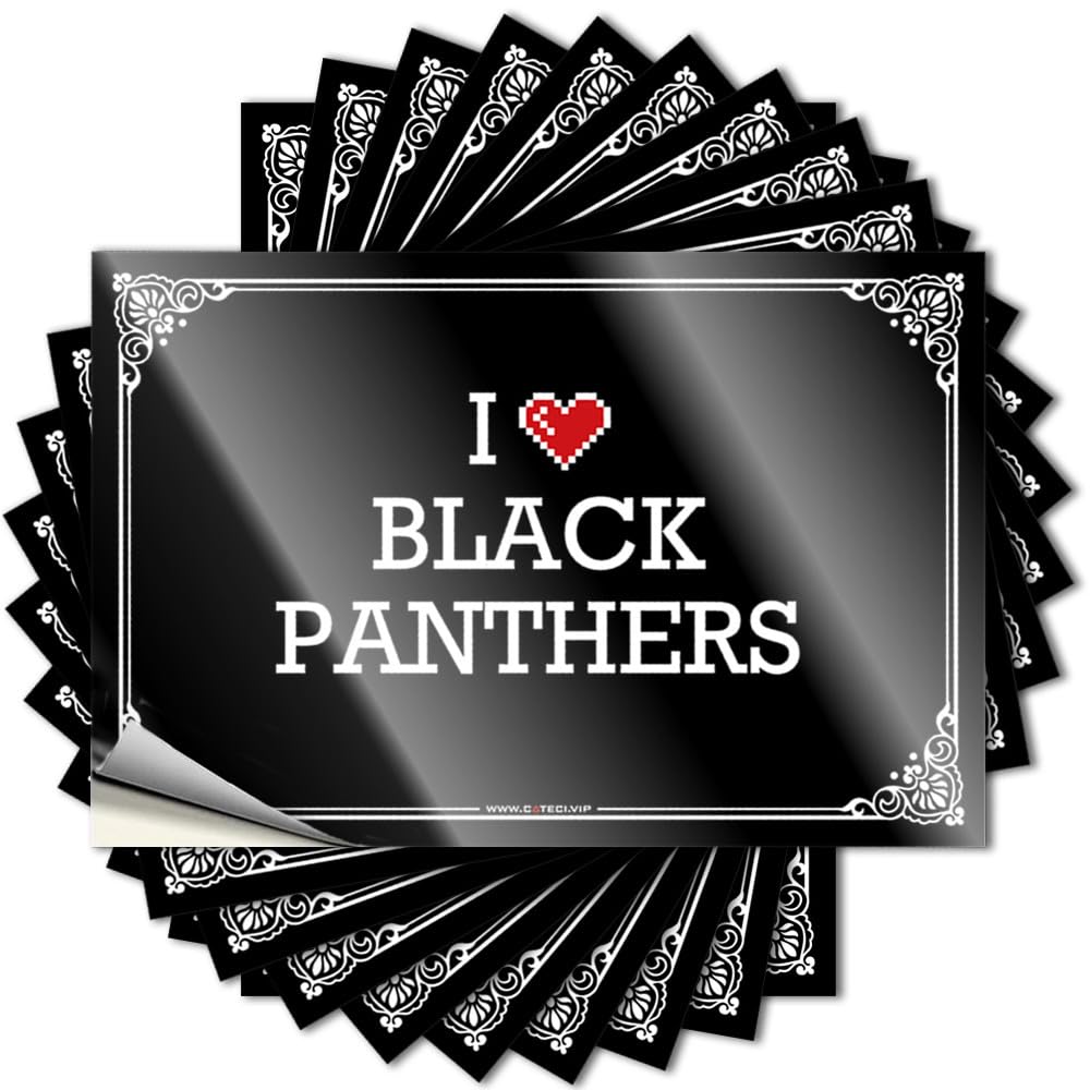 Best Quote - Aesthetic Boys Helmet I Love Black Panthers(8X12CM)