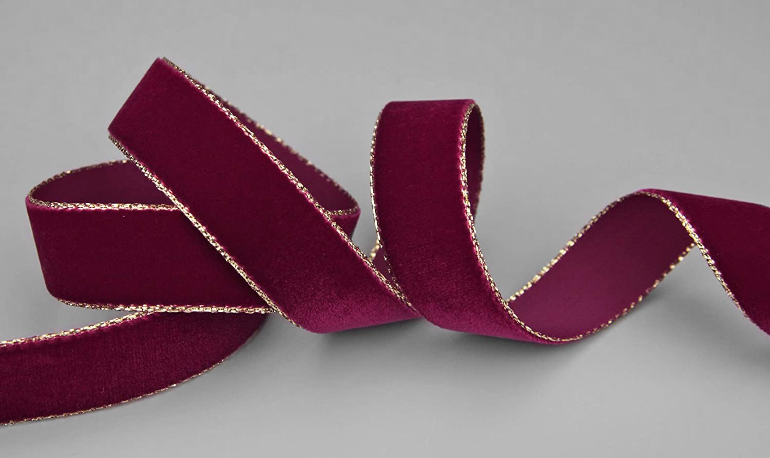 Nastro decorativo a quadretti, 20 m x 40 mm, elegante rosso, verde, oro, con bordi indeformabili, lurex, lucido, nastro per regali, Natale, a quadretti, bordo dorato