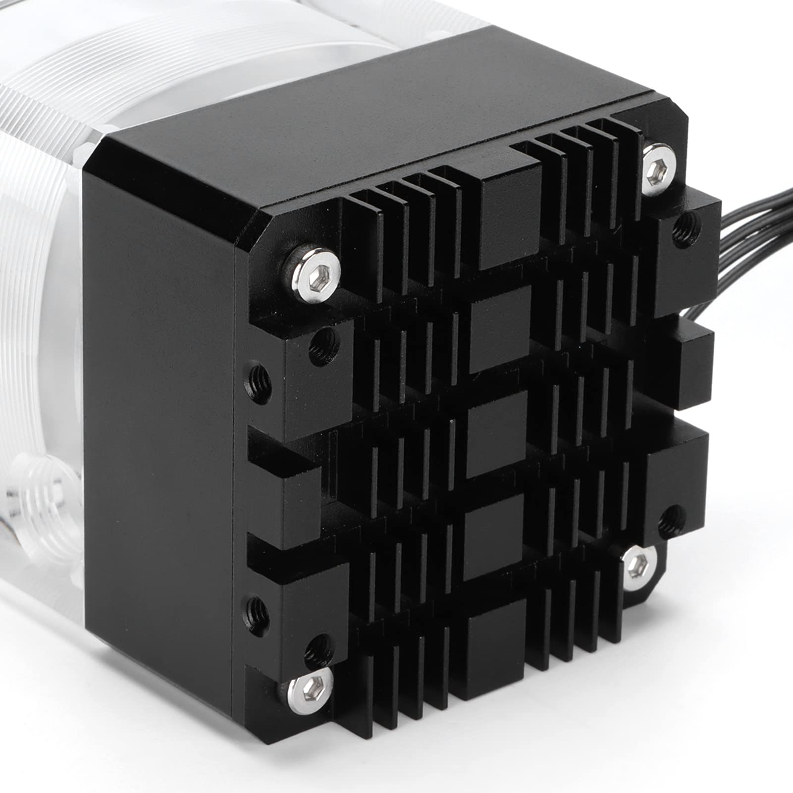 Indicador de Caudal Duradero de Refrigeración por Agua para PC para una Disipación Eficiente del Calor para Jugadores Aleación de Aluminio + Acrílico