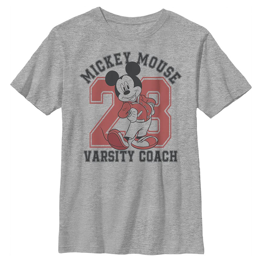 Sweat Disney Mouse Boy Crew gris Athletic Heather taille XS - 4