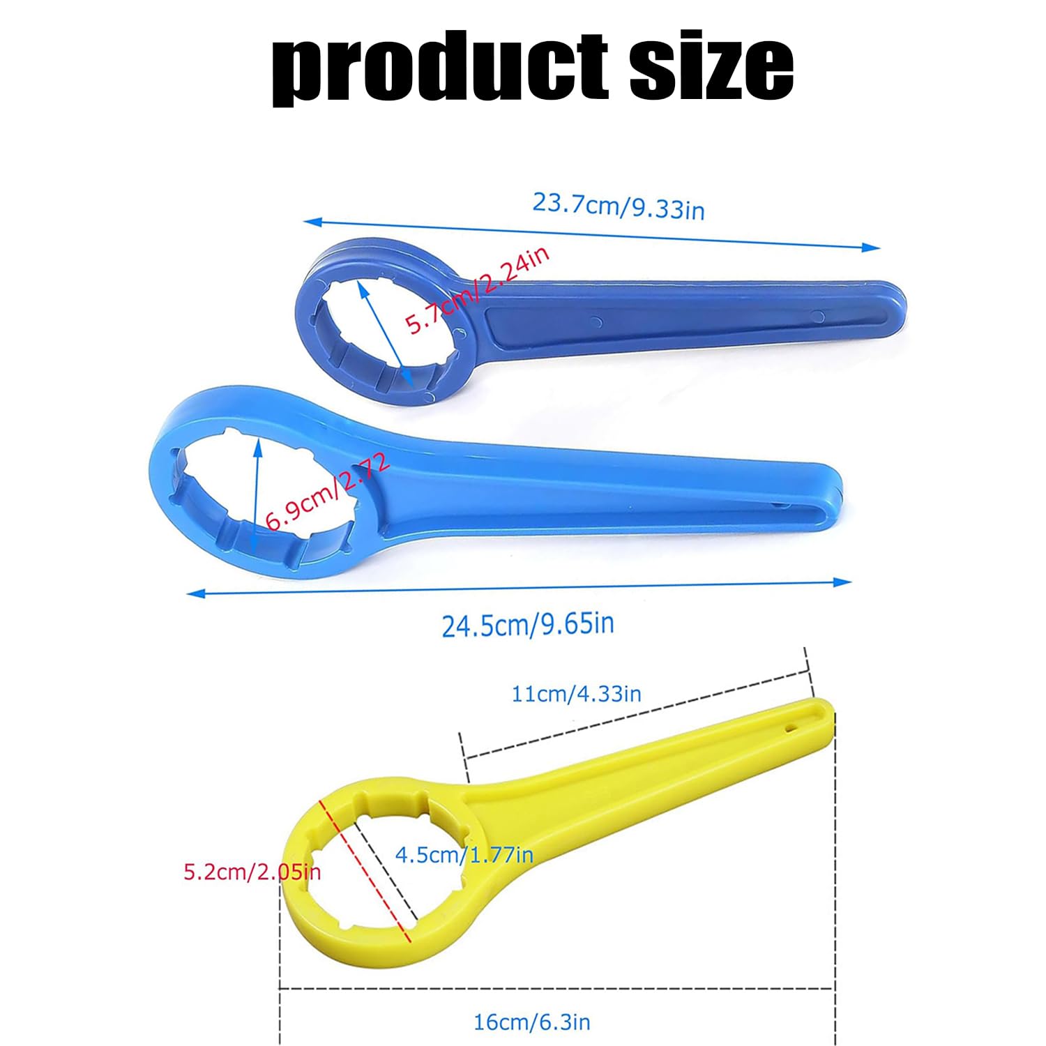 Llave De Bidón Hezhou DIN 41/51/61 Doble Cara 5/10/20/25/30 L Simple Y