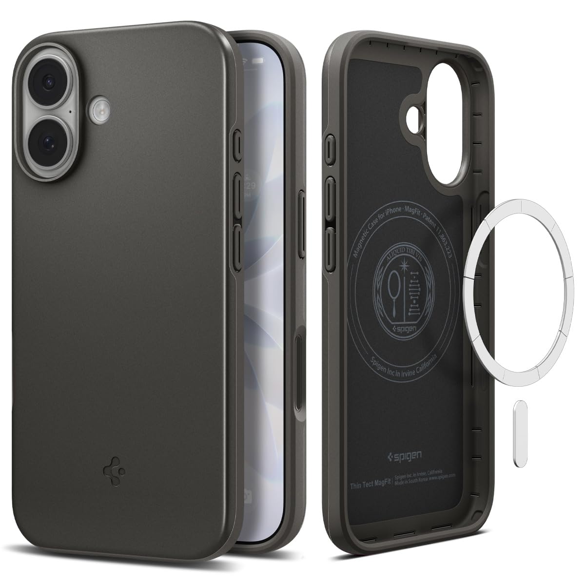 Spigen Thin Fit MagFit Back Cover Case Compatible with iPhone 17 (TPU + Poly Carbonate | Black) — Amazon image 14
