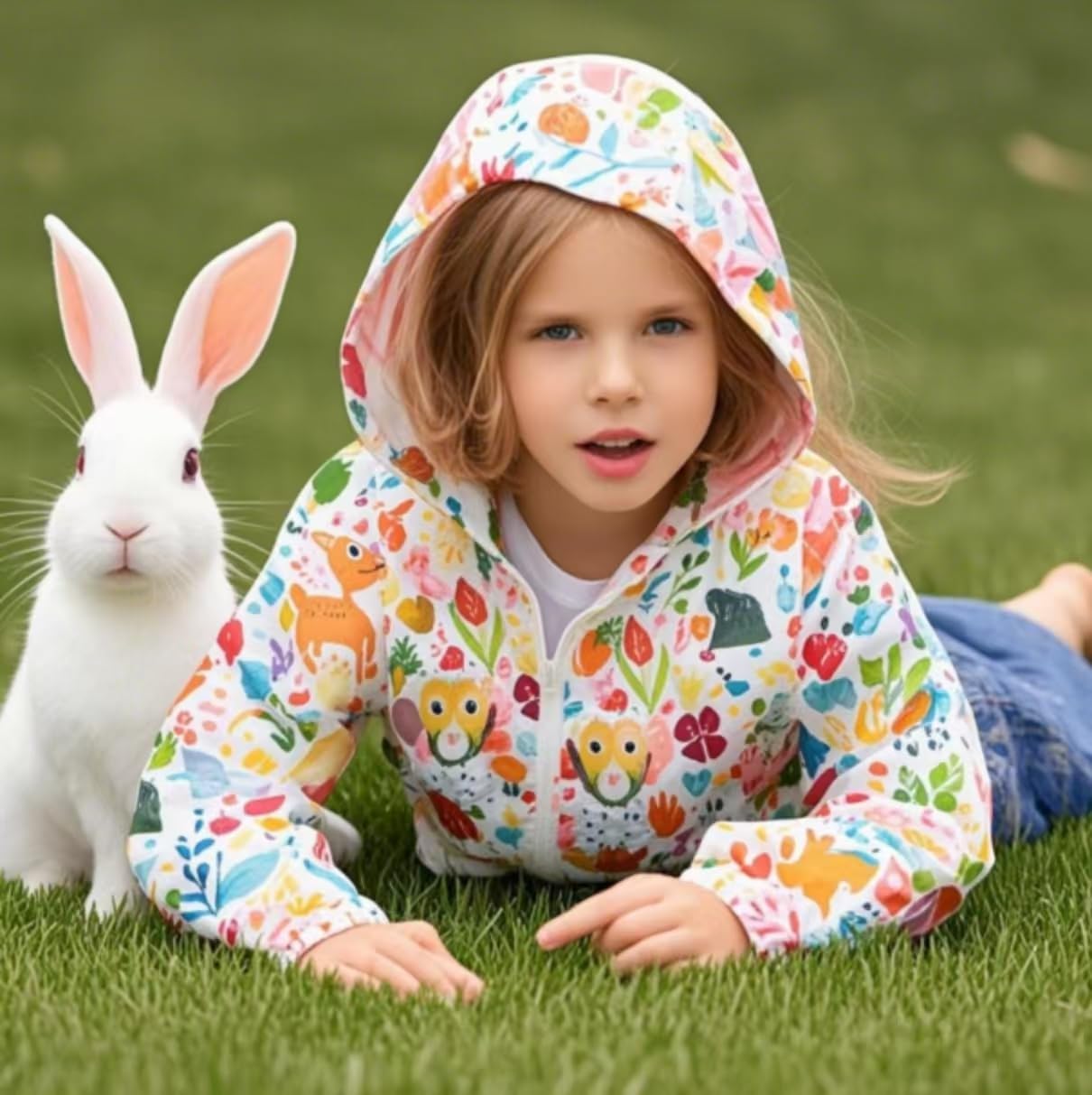 TUIJI Toddler Jacket Hooded Trench Lightweight Windbreaker - Image 2