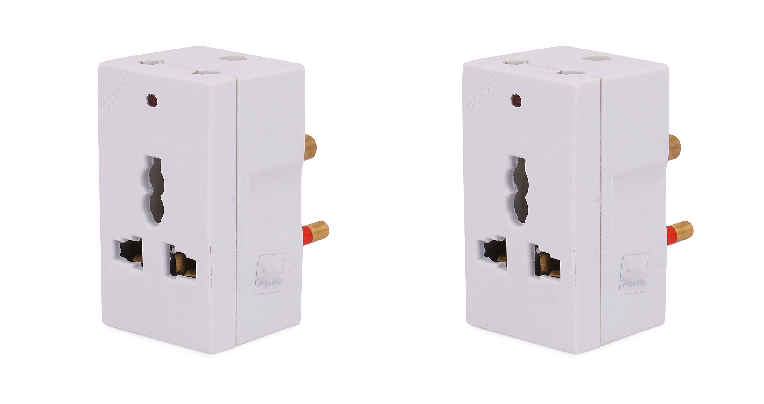 Cona Smyle 2071 Deluxe Gold Multi Plug, 6A 3-Pin International Socket with Indicator, 240V, Pack of 2-image-28