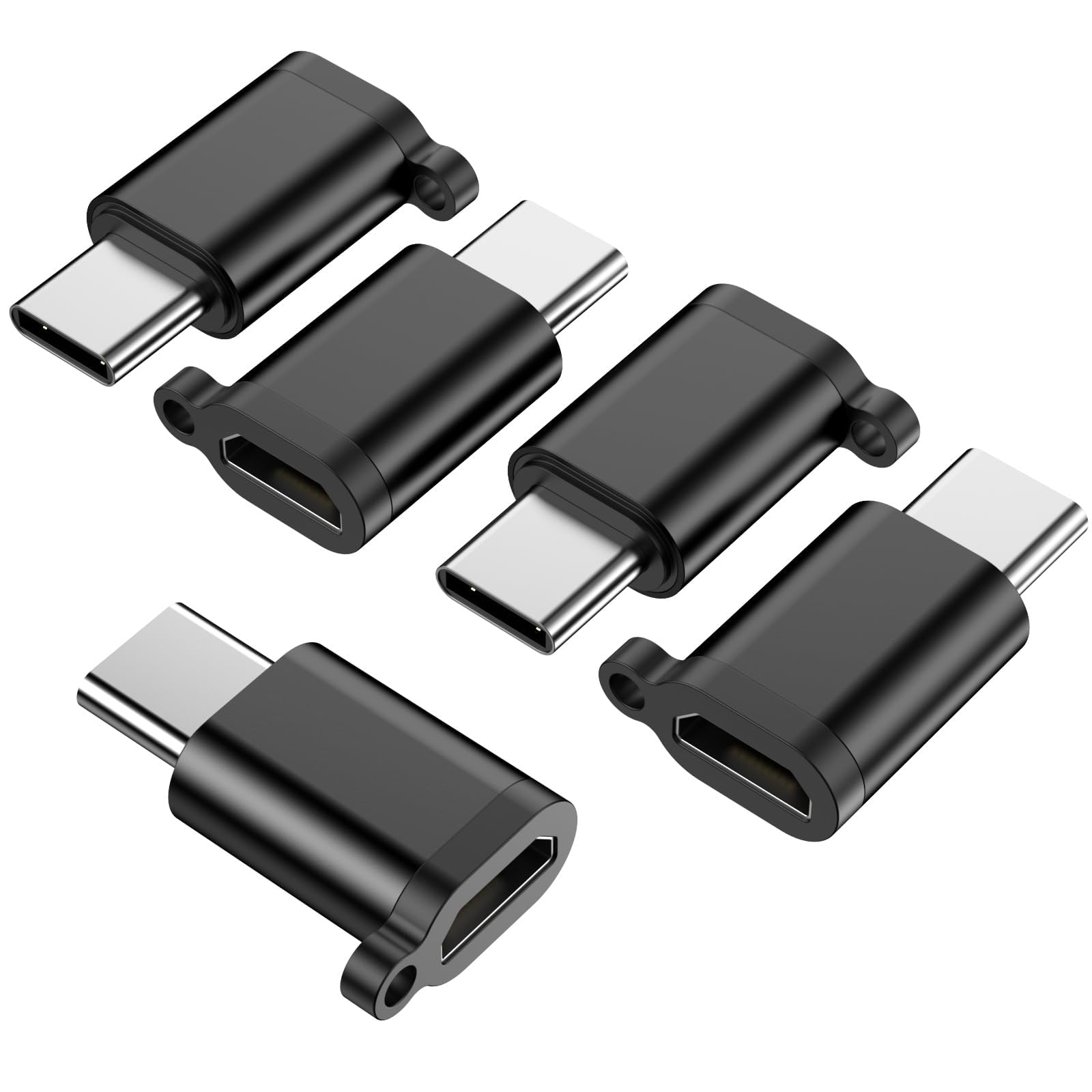 Fidioto (5Pack) Micro USB to USB C Adapter, USB C Male to Micro USB Female Adapter Support Charging & Data TransferCompatible with Galaxy S10 S9 S8 Plus iPhone 16/15 Pro/16 Plus/Note 9/8 etc-image-41