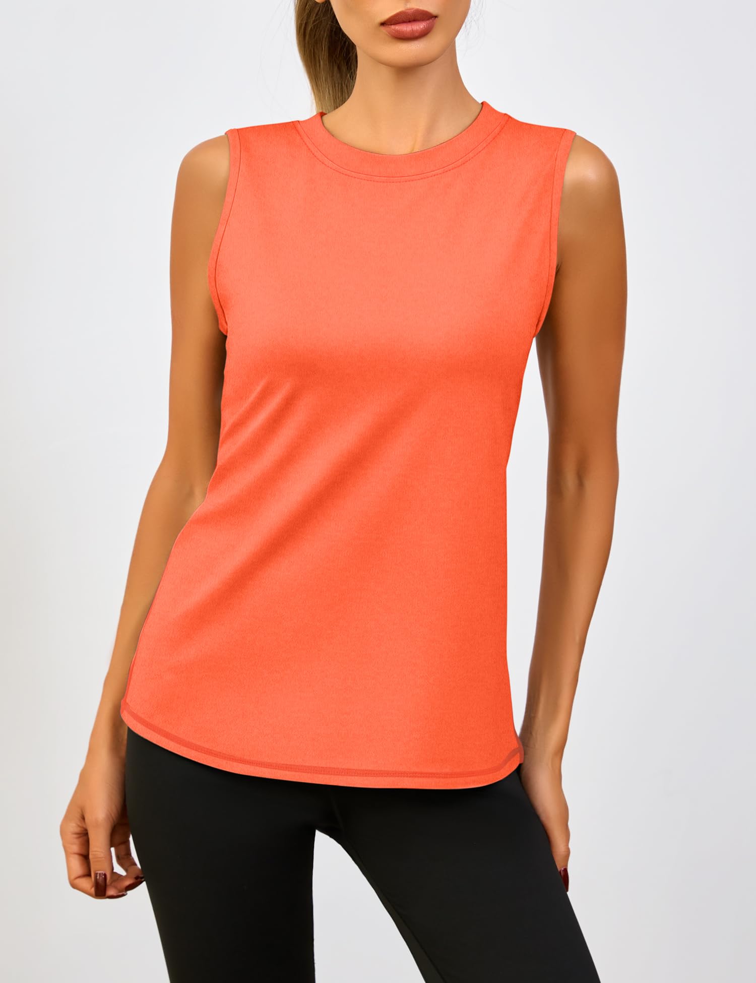Canotta Sportiva Donna Top Senza Maniche Palestra Canotte Donna Fitness Yoga Corsa - 2