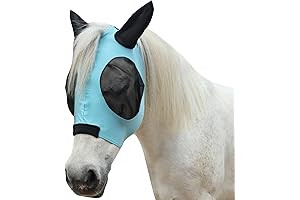 Horse Lycra Fly Mask - Super Comfort and Stretchy Fitting for Horses with Ears