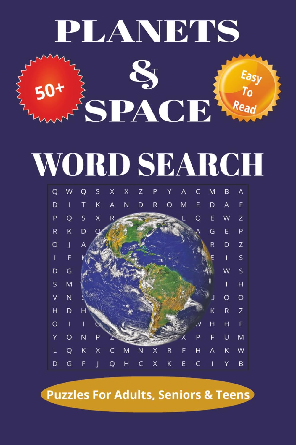 Planets & Space Word Search: Galactic Brain Games for Curious Mind | Discover the Wonders Beyond Earth with Every Puzzle | Solar System and Beyond | ... Mind | Travel The Stars| Explore the Universe