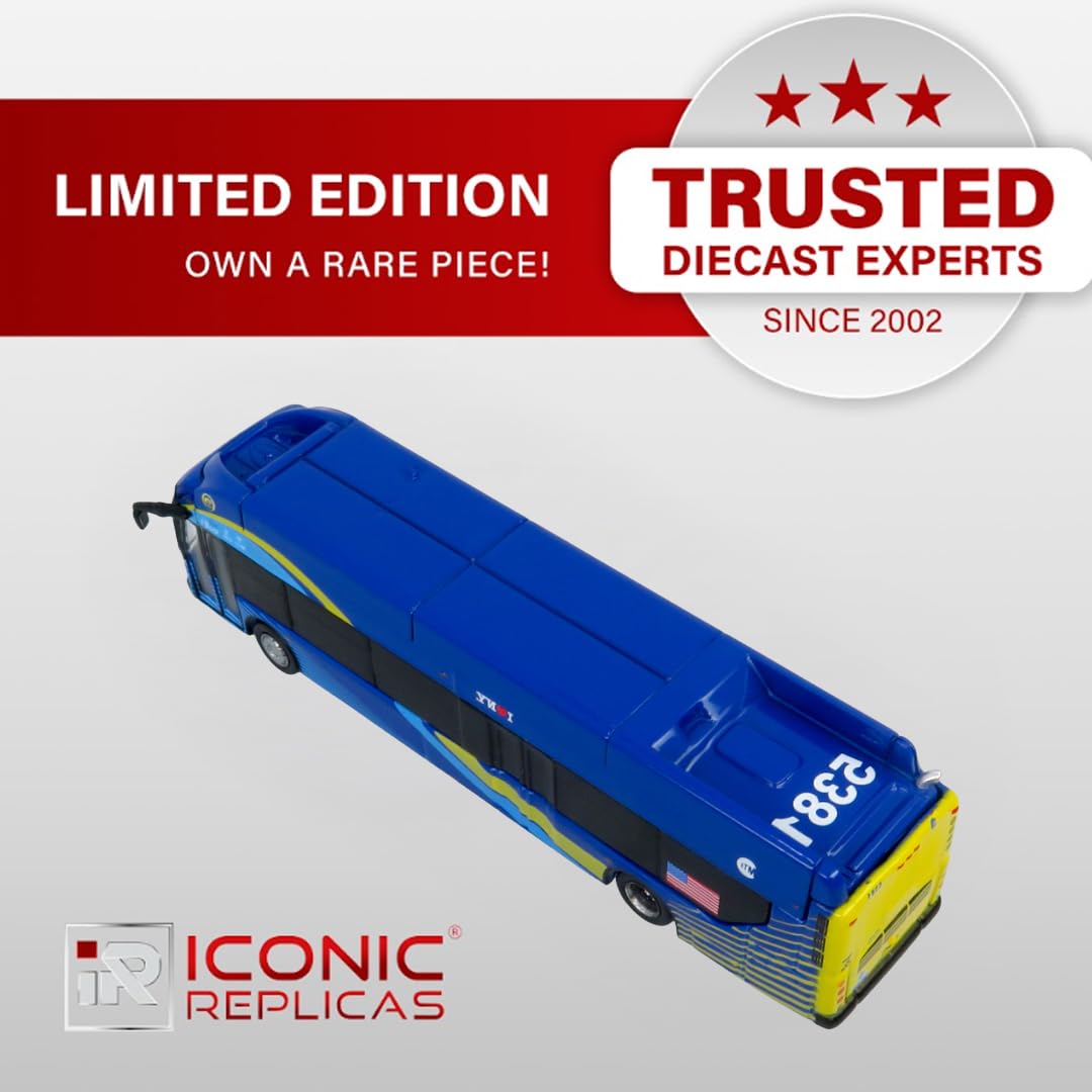 Amazon.com: Iconic Replicas NFI Xcelsior XN40 Transit Bus: MTA New