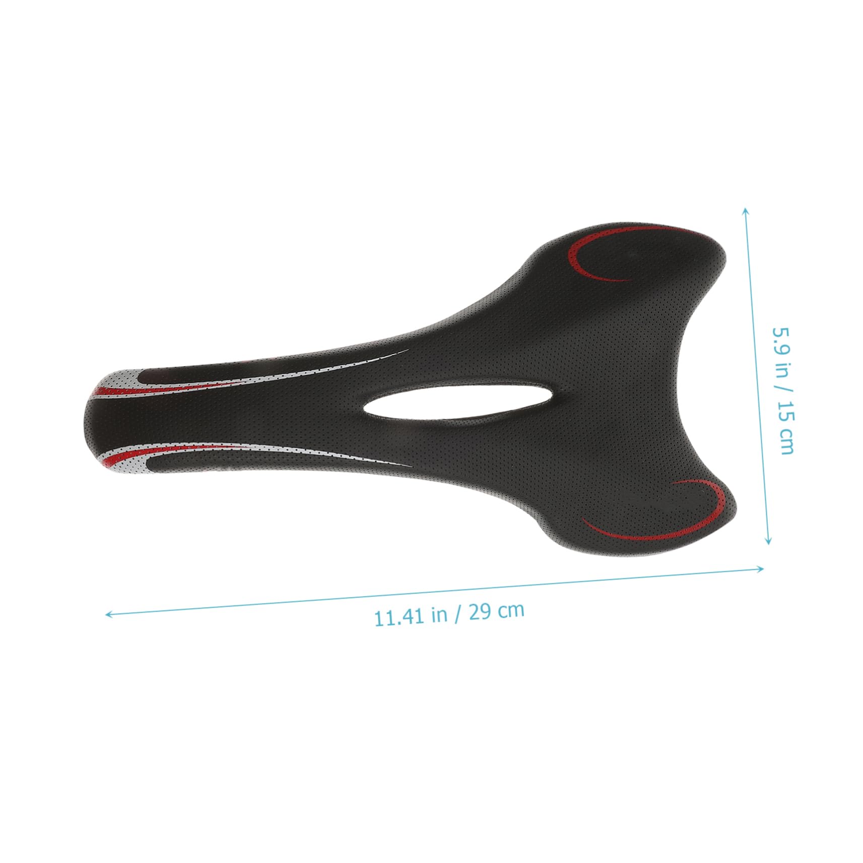 ULTECHNOVO VD-104 Bike Seat,Ergonomic Bicycle Saddle for MTB Racing Road Offroad Mountain Bike Comfort Cycling Saddle Seat for Men and Women (Black)