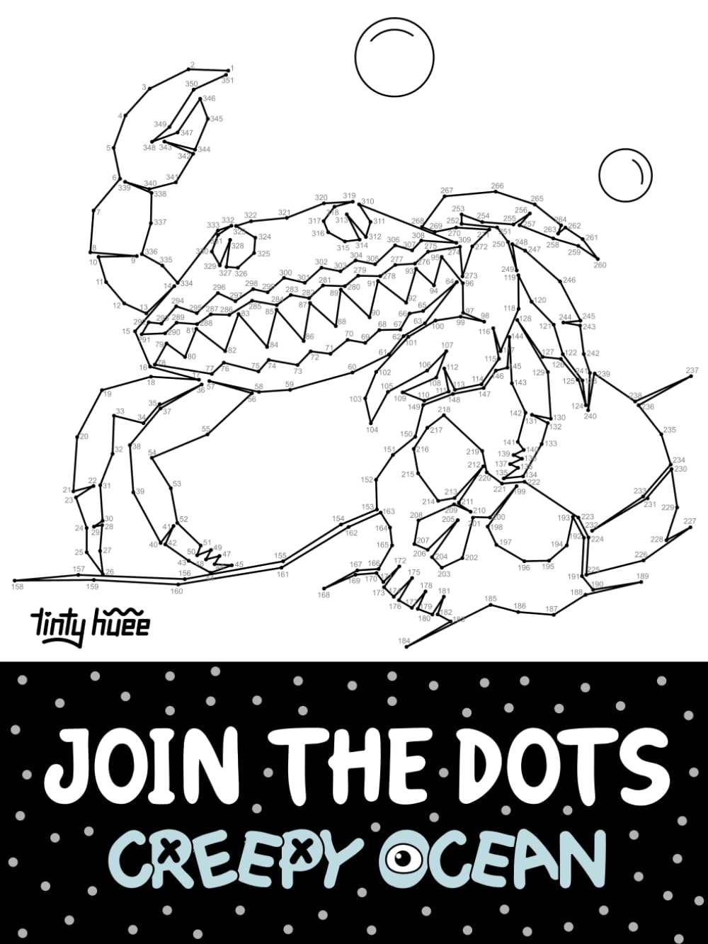 Join the Dots Creepy Ocean: Connecting the Dots Puzzles for Children and Adults | Fun, Relaxing and Challenging Dot to the Dot Activity with 6700+ ... Creatures, Deep Sea Monsters, and Animals)