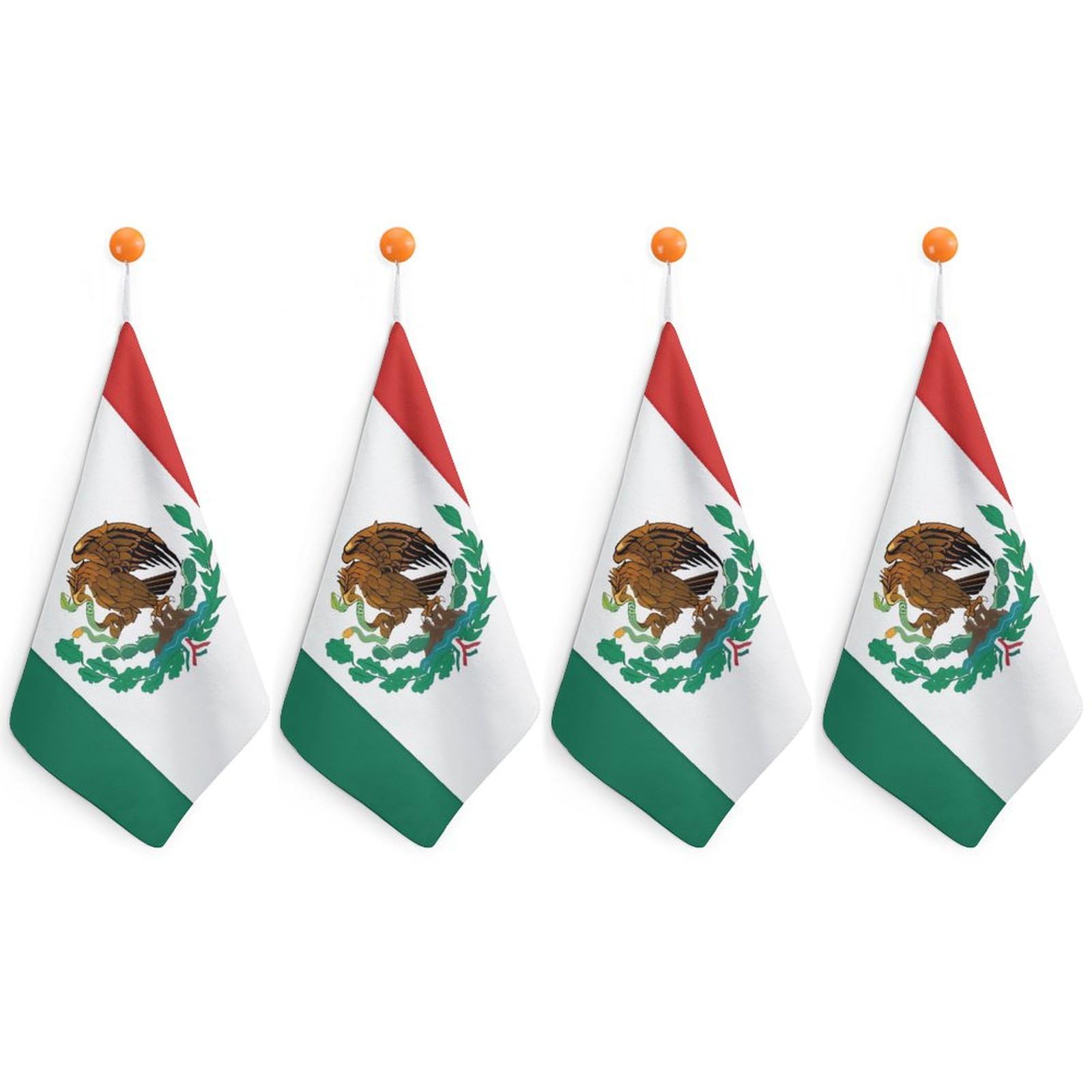 QMNBTES Flag of Mexico Kitchen Towels Bath Towels Microfiber Cleaning Cloth Hand Towels for Bathroom Hand Towels Gym Towel Kitchen Hand Towels Kitchen