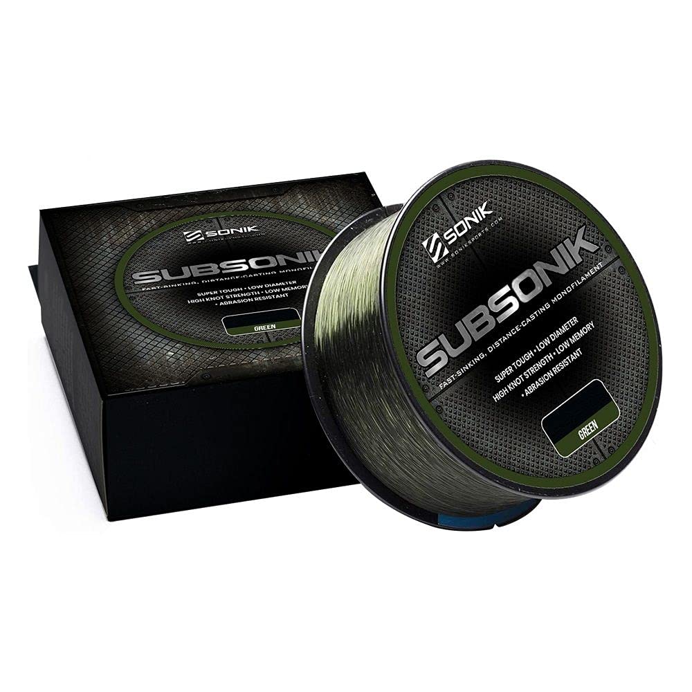 Sonik SubSonik Green Carp Mono Line 1200m: 12lb