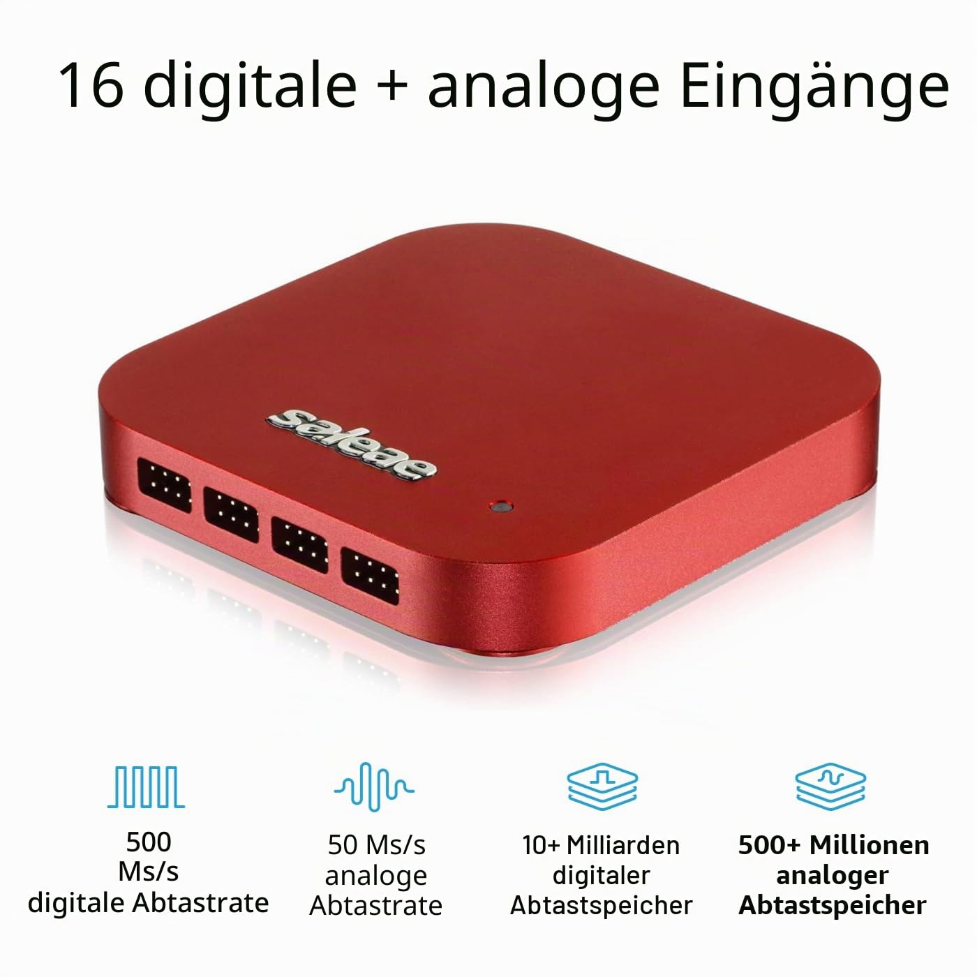 Logic Pro 16 (Rot) - Saleae Logikanalysator, 16 Kanäle