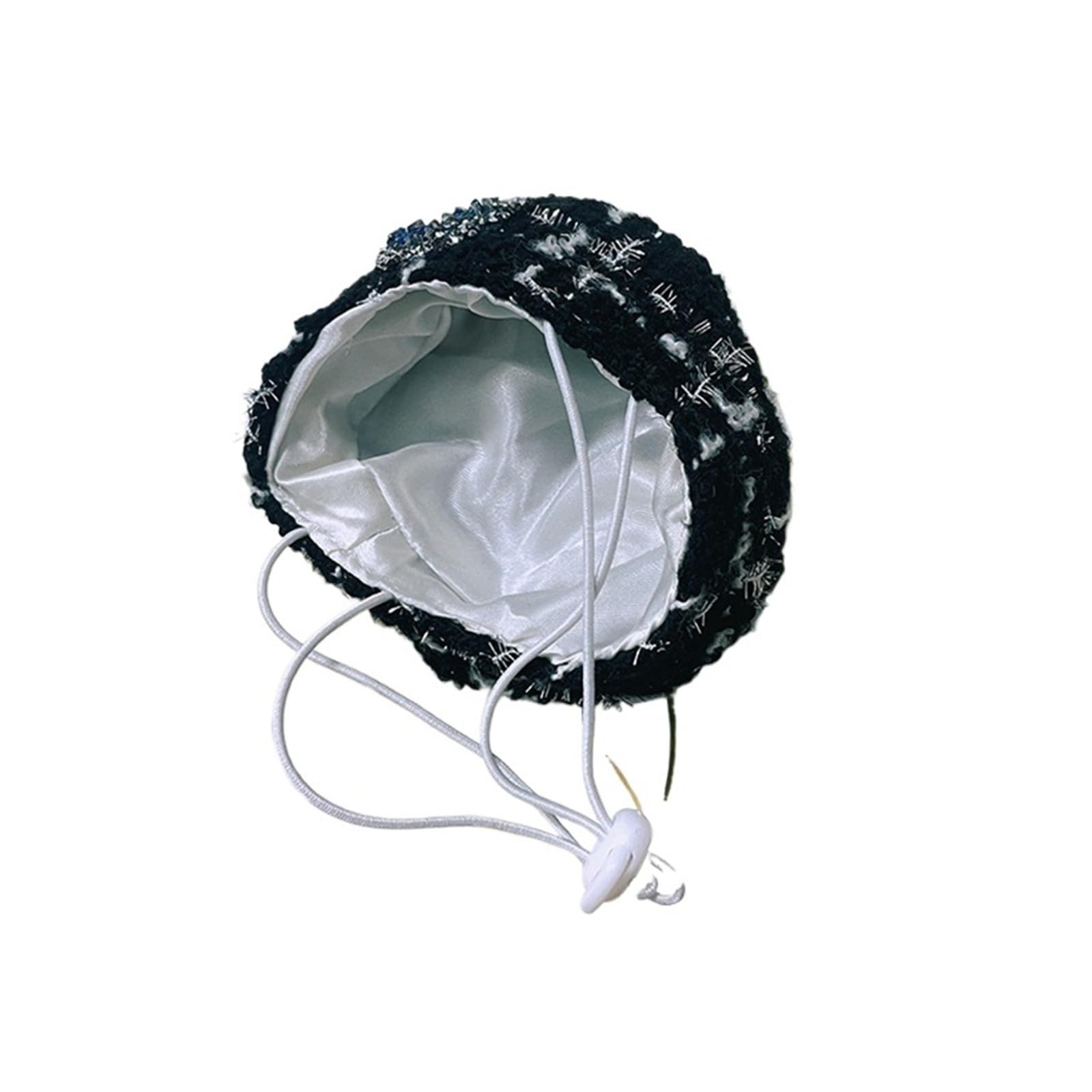 Otoño Invierno Ropa de Lujo for Mascotas Vestido Princesa cálido Felpa Malzis Yorkshire Cachorro Rhinestone Mujer Perros Boinas(White,M)