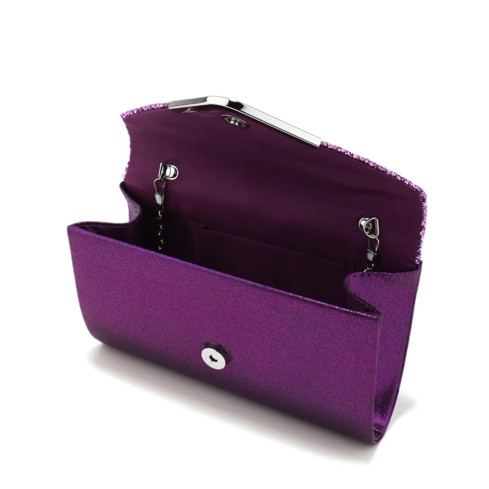 Abendtasche Damen Clutch Metall Kette Abend Taschen Pailletten Glitzer Mode Lady Umschlag Party Hochzeit Handtaschen Mädchen Handtaschen