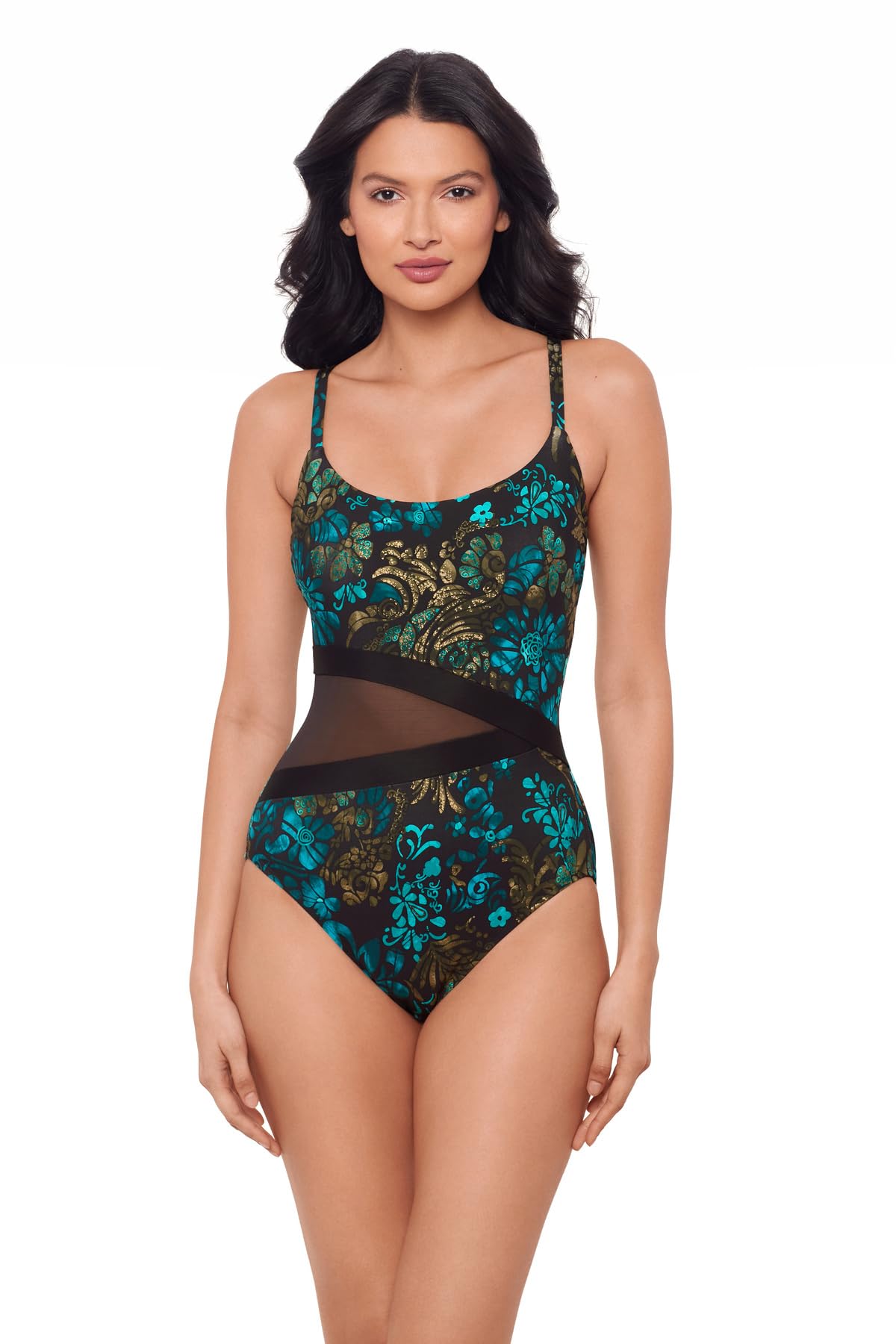Miraclesuit 2025 Preview Womens Botanico Lyra One Piece Swimsuit