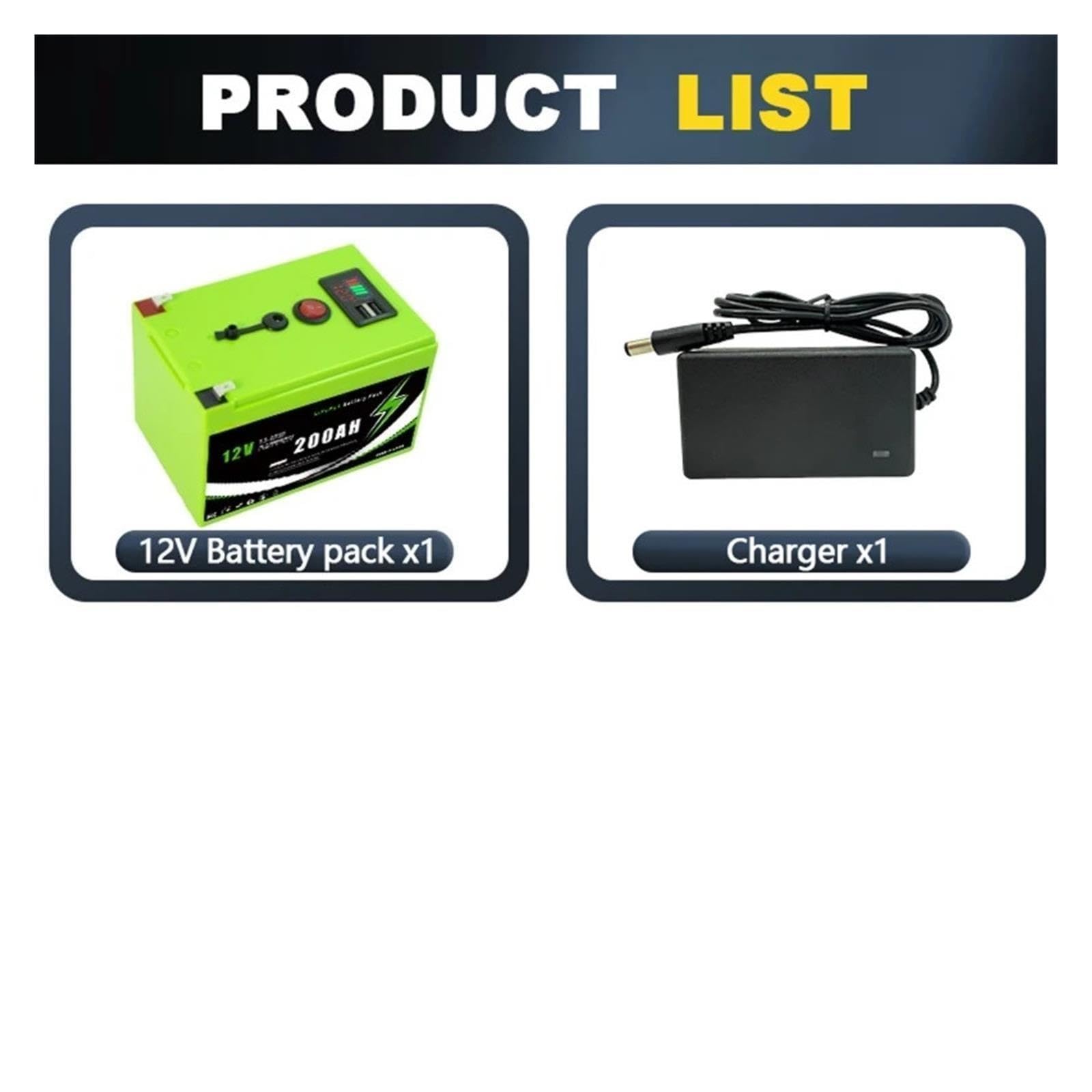 Batería de Litio LiFePO4 de 12,6 V con Recargable