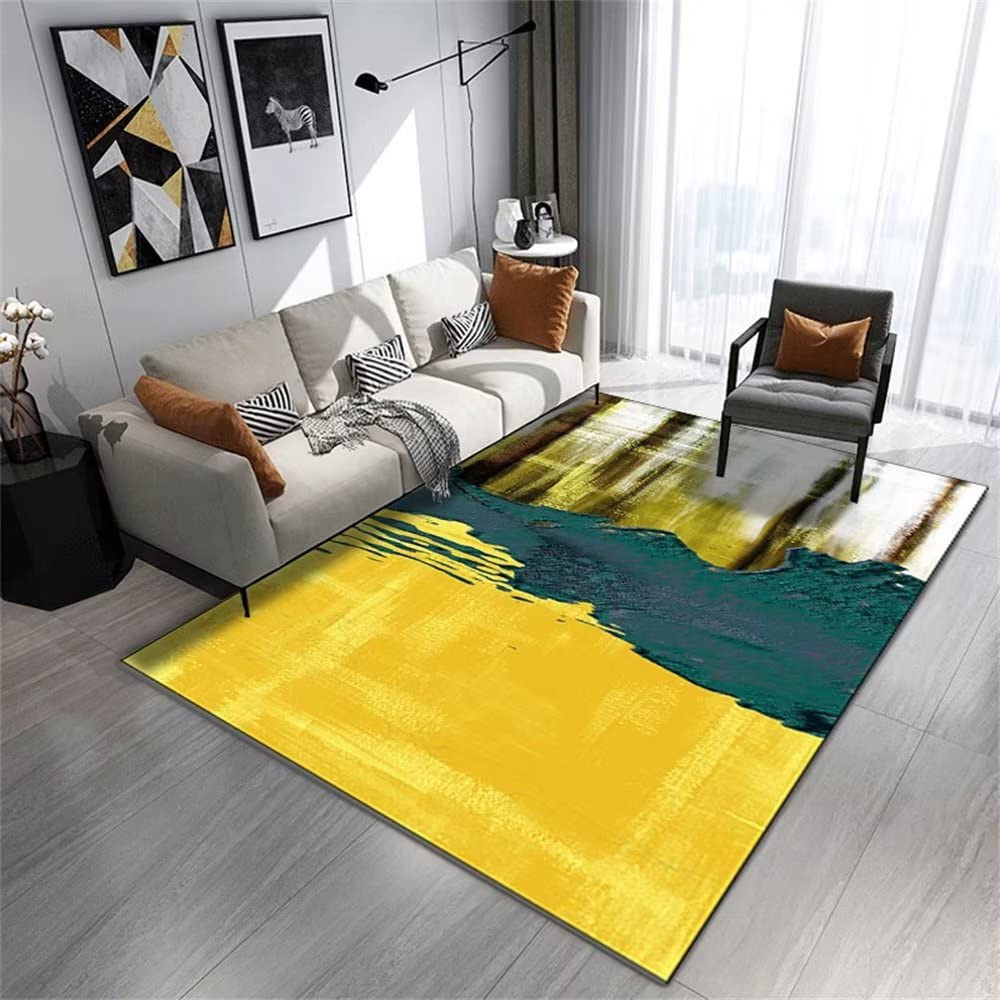 Bettumrandung Schlafzimmer Geometrische Wohnzimmer Aristokrat zimmerdeko Teenager mädchen Gelb 13 Teppich Vorraum Baby Zimmer deko bettumrandung Schlafzimmer schlafzimmermöbel120x170CM