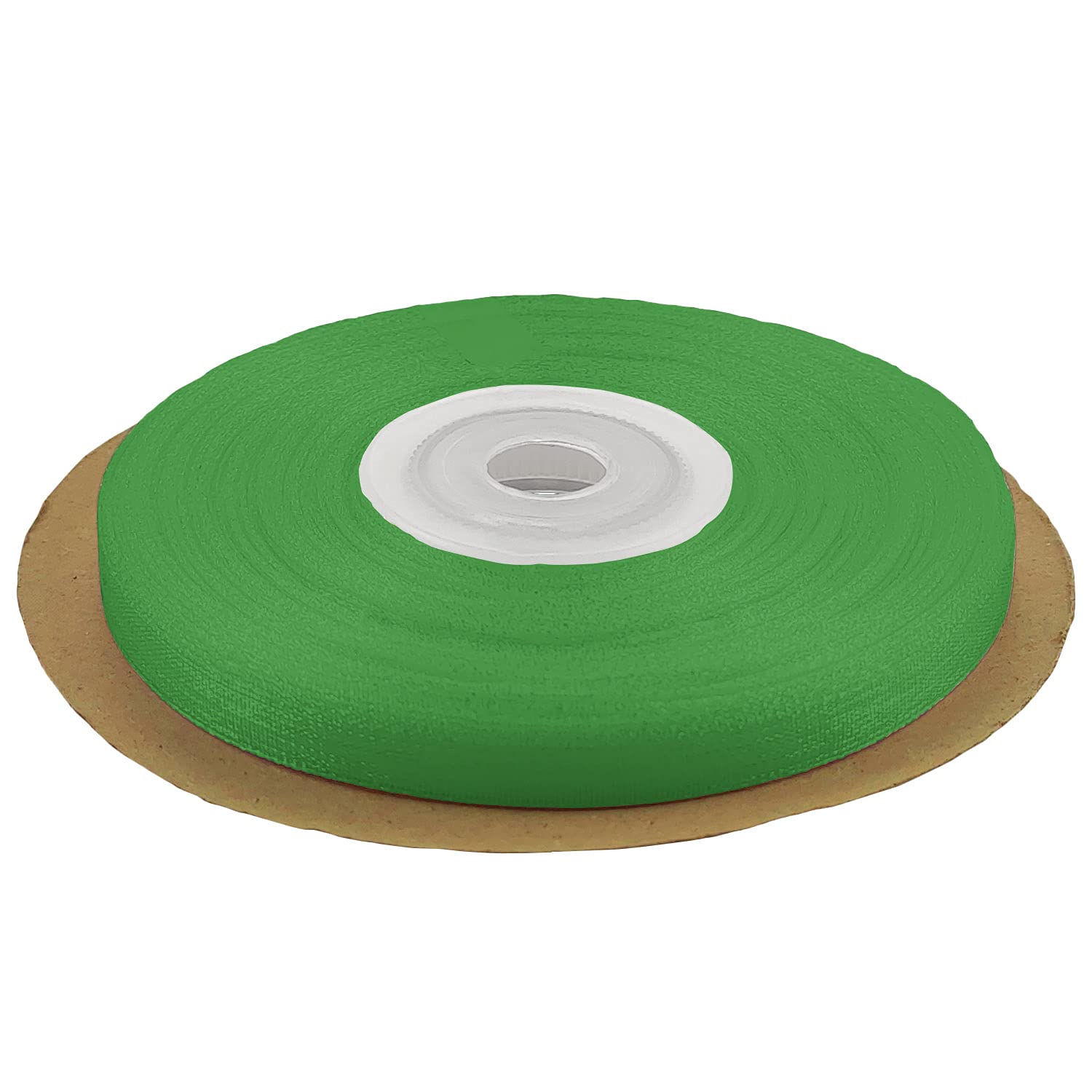 Netuno 1 roll of Satin Organza Ribbon Green 6 mm x 32 m (0.24 in x 12.6 in) Decorative Fabric Ribbon for Gifts Crafts Weddings Communion Baptism Christmas Birthdays Wrapping Scrapbooking DIY