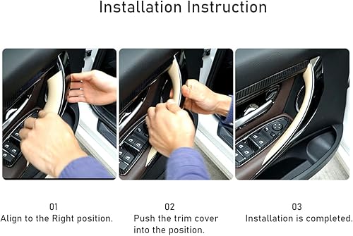 Miniatura 7 de Jaronx - Manija para panel de puerta izquierda delantera de BMW, reposabrazos para la puerta del lado del conductor