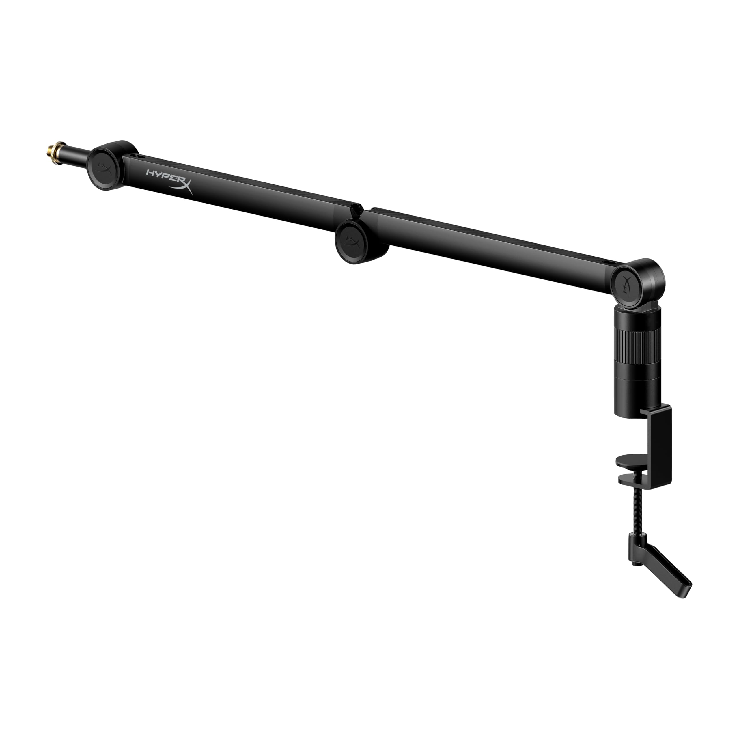 HyperX Caster Mikrofon- & Kameraarm – werkzeuglos, mit Kabelführung, 360° schwenkbar, bis 1 kg Tragkraft, 1/4", 3/8", 5/8" Gewinde, ideal für Streaming & Content Creation – Schwarz