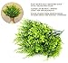 Cornucopia Brands Artificial Shrubs (8-Pack); Faux Plastic Leafy Greenery Imitation Boxwood Plants for Decorating Indoor & Outdoor