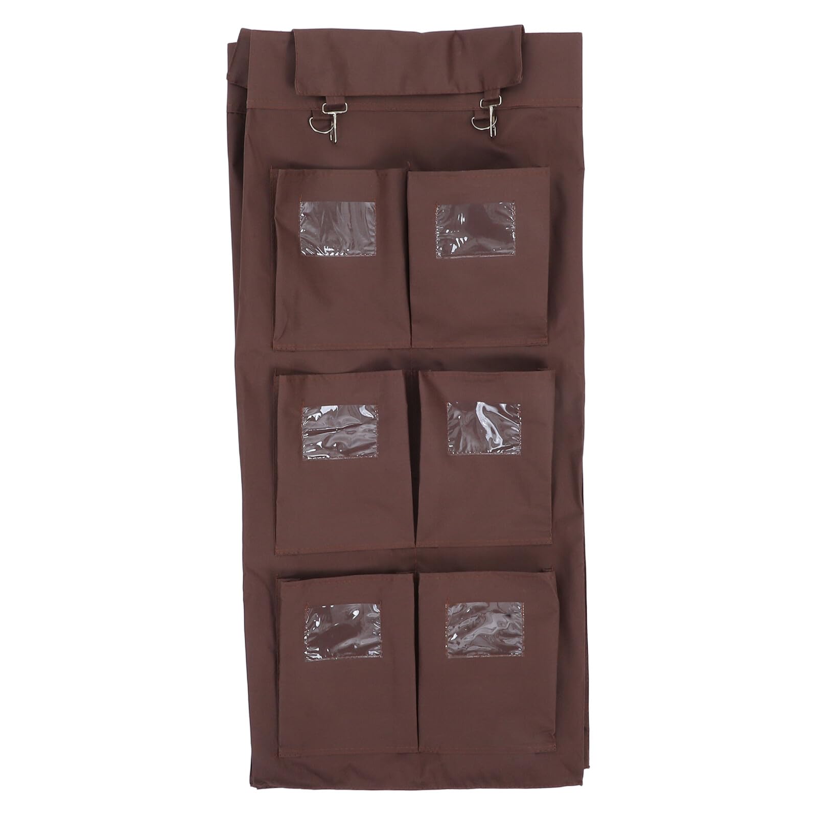 OUNONA Bolsa Rectangular para Carrito de Limpieza con Seis Bolsillos Gran Capacidad para Recogida de Basura y Organización de Suministros Resistente y Fácil de Limpiar para Hoteles y