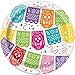 Unique 58684 - Piatti rotondi da dessert, 17,8 cm, motivo: Fiesta messicana | 8 ct, 18 cm