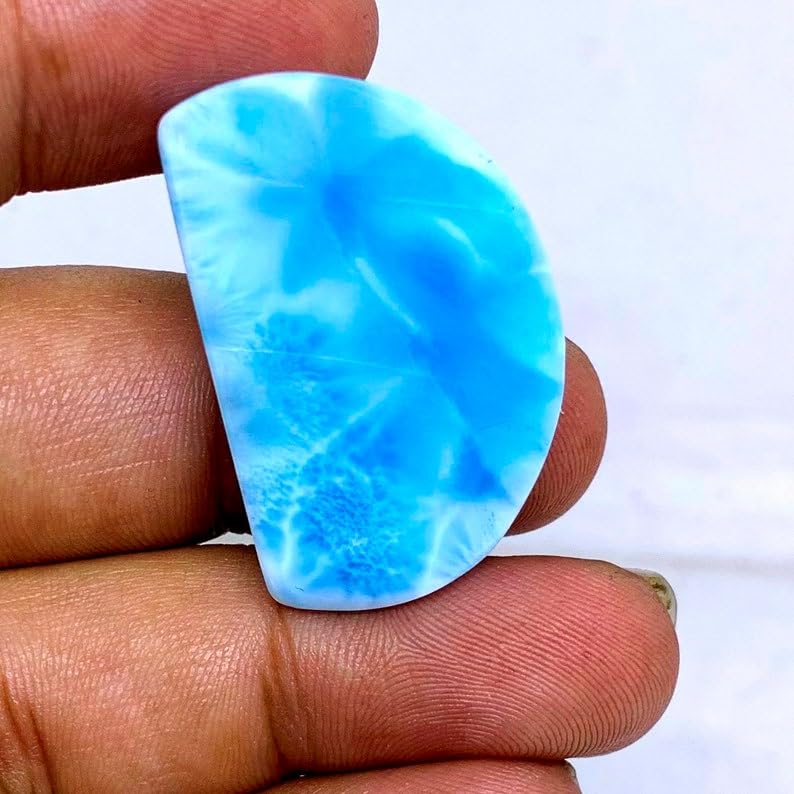 Pierre de larimar véritable de collection GH_NAT_07351 pour joaillerie - 5
