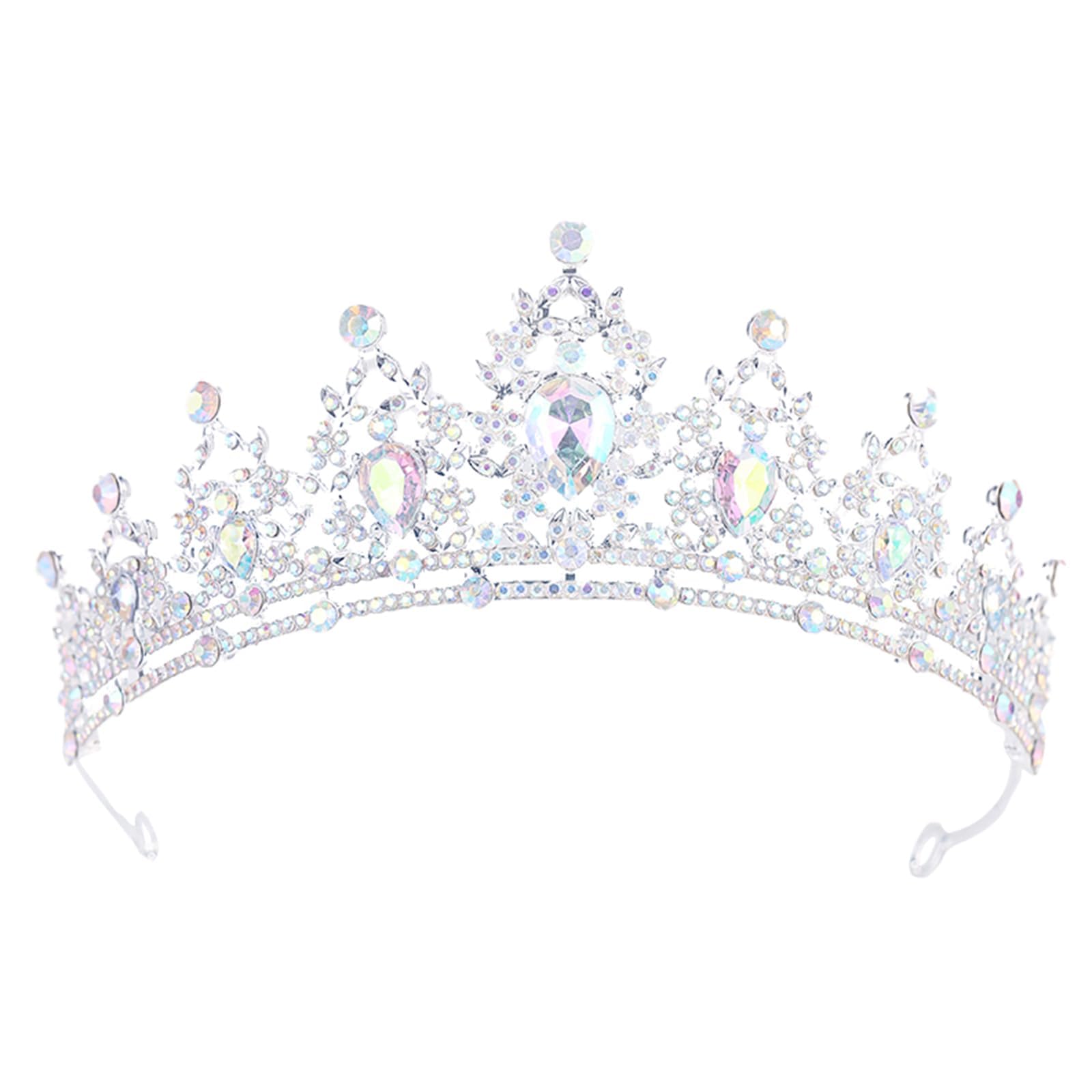 Crystal Crown and Tiara For Women - Rhinestone Headband For Princess Girls,Bridal Hair Accessories For Weddings Birthday