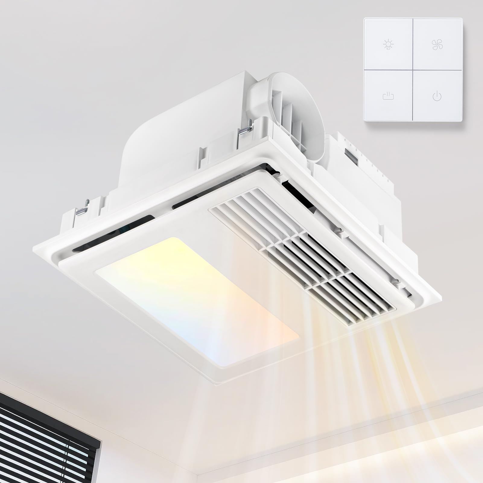 GROWNEER 4 in 1 Bathroom Exhaust Fan