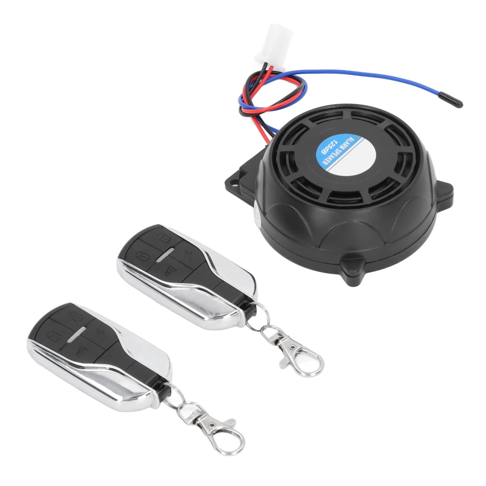 12V Motocyklowy System Alarmowy Antykradzieżowy, Motocyklowy System Alarmowy 2 Pilot Zdalnego Sterowania 12V Wodoodporny Uniwersalny do Motocykli
