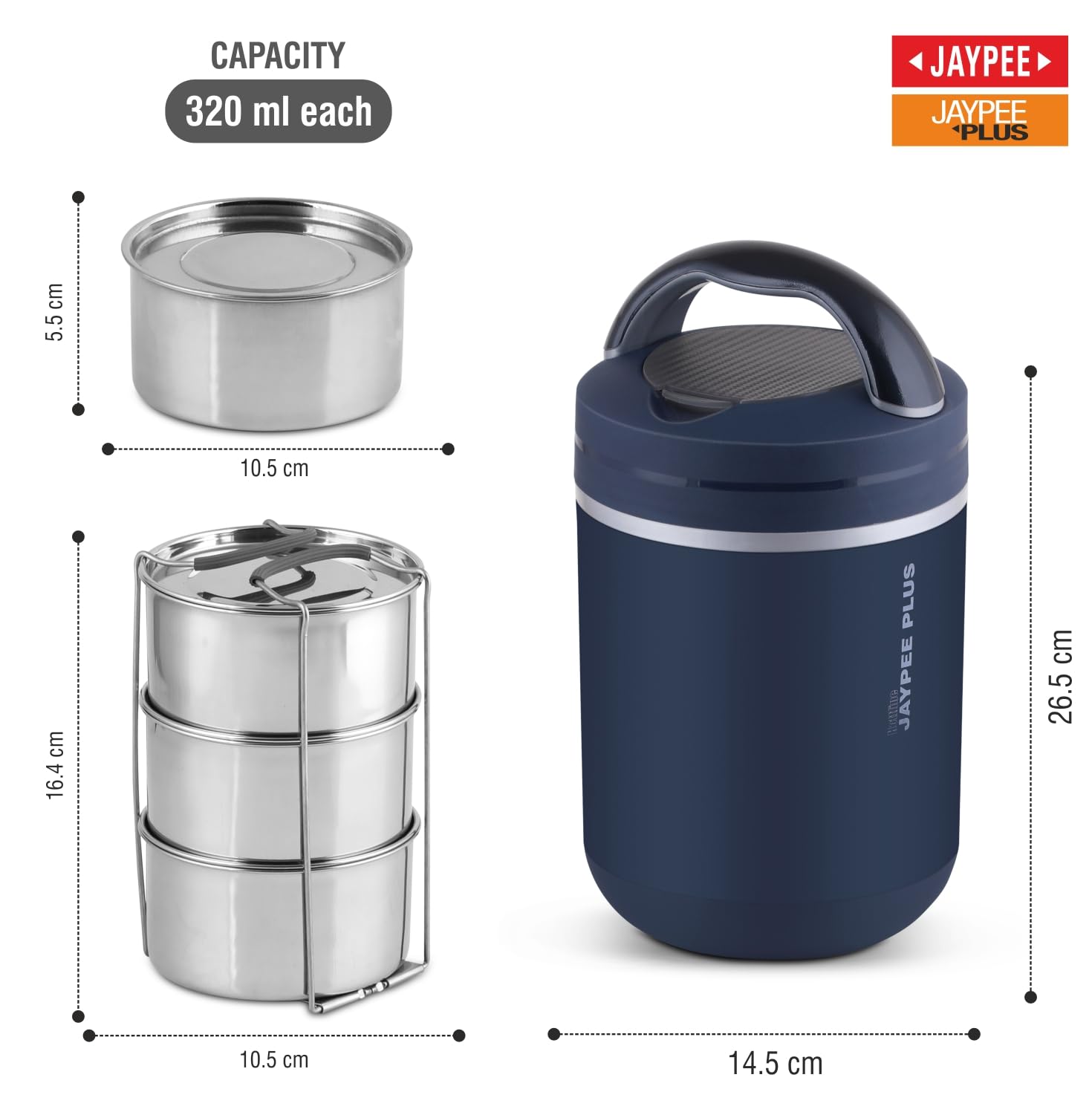 Jaypee Plus Hottline Electric Lunch Box - Hot Food On The Go -5