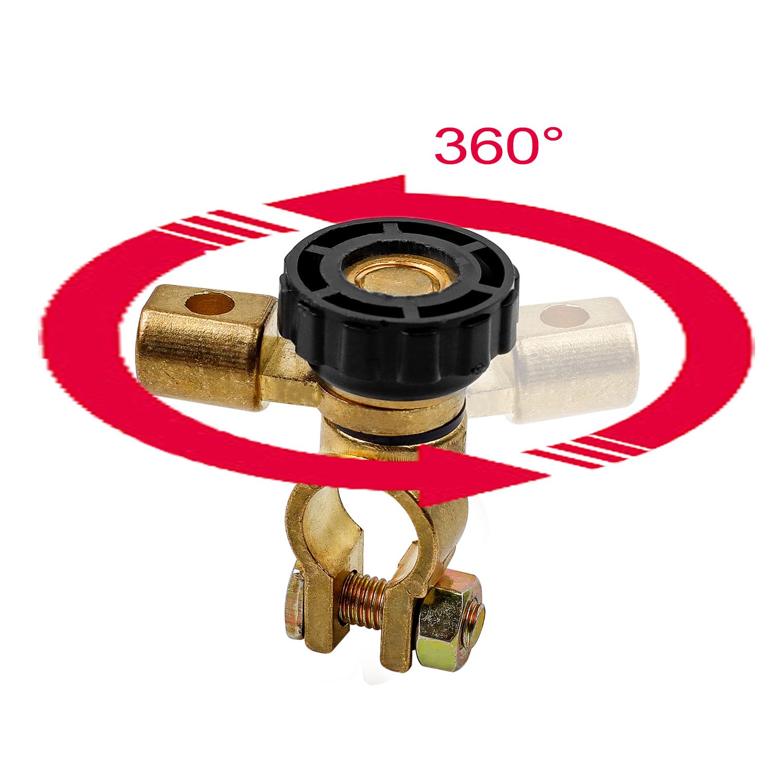 Interruttore Stacca Batteria Auto - Lega Zinco, 12V, Per Terminali 15.5-17mm - Foto 7