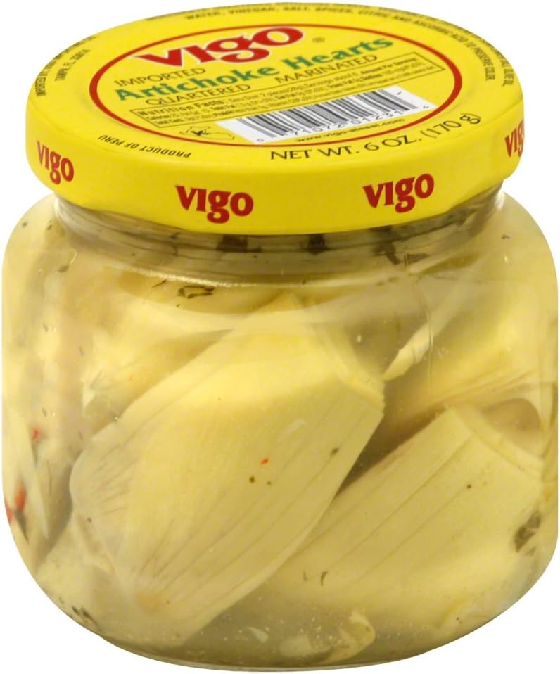 VigoImporting Company Artichoke Hearts, 6-Ounce (Pack of 12)