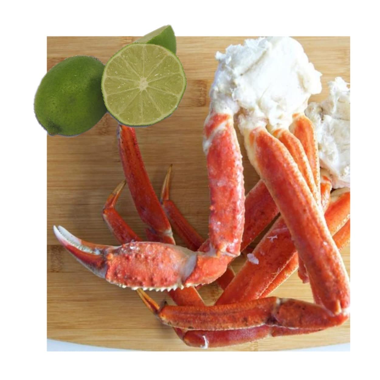 Crab Leg Clusters Snow Crab 3 Pounds (56 Cluster