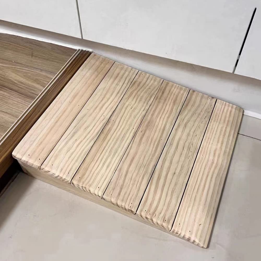 EMENAR Madera Rampa Silla De Ruedas Altura ReposAPIvexaling 7-15 Cm evt, Rampa De Umbral Portátil Patable, Qtado Acceso Para Motocicletas Scooters, Bicicletas