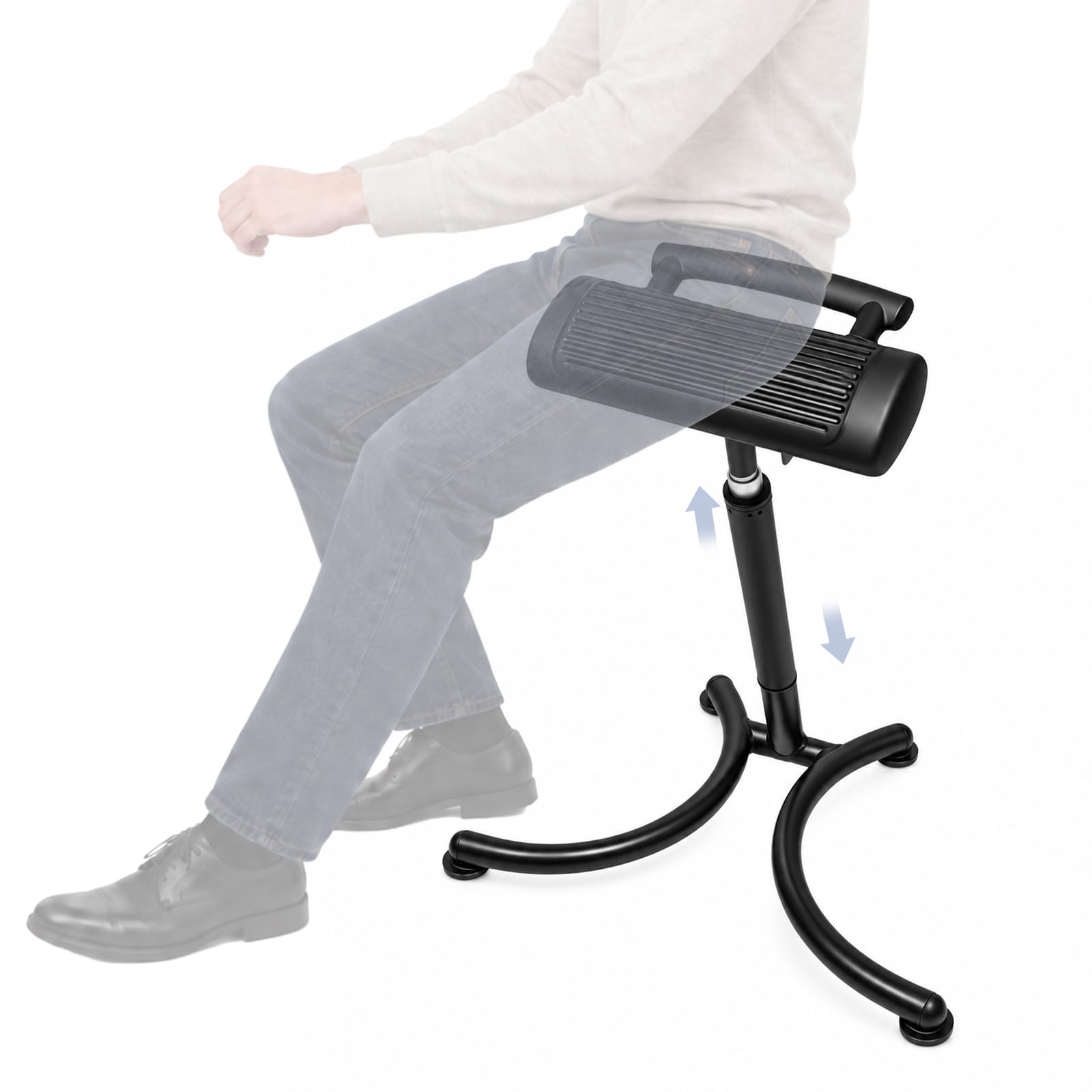 Tabouret sur pied, antistatique, hauteur réglable de 62 à 87 cm, capacité