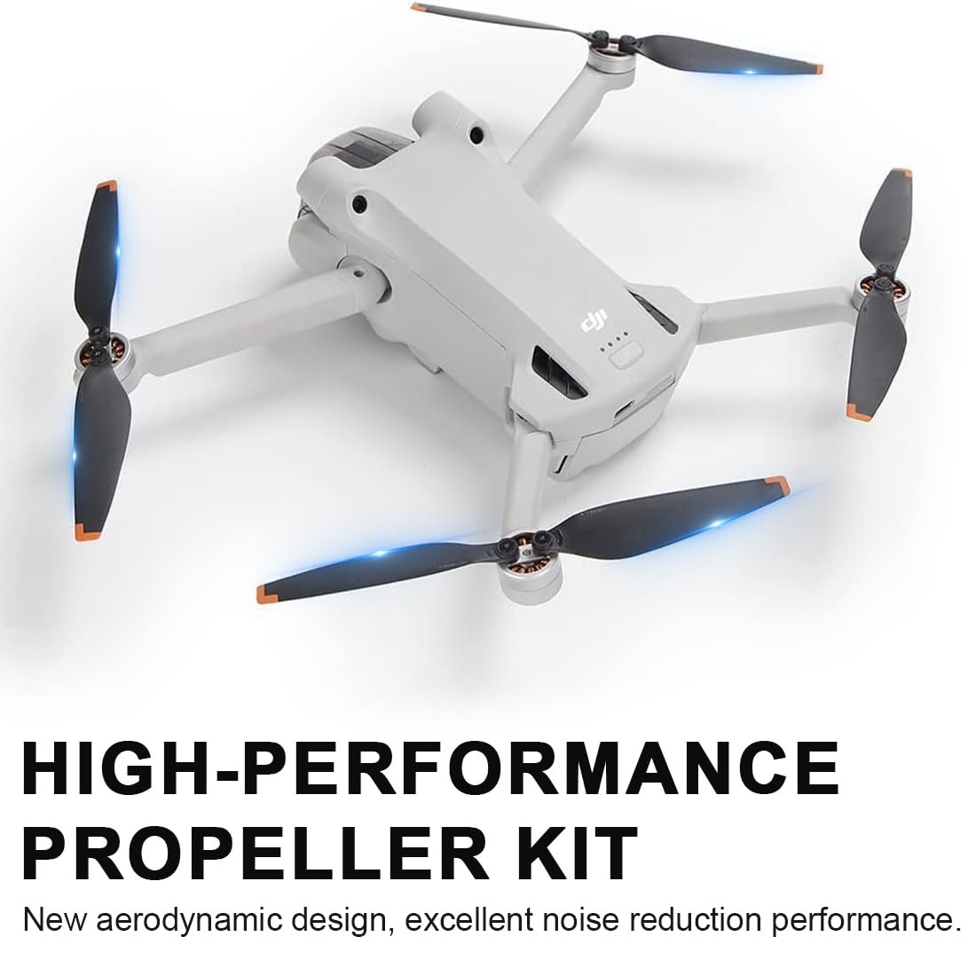 Eliche Mini Compatibili con Mini 3, Ricambio Drone, Rilascio Rapido, Basso Rumore, Accessori Drone