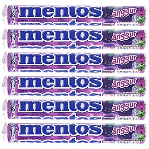 Image of Mentos Grape Roll, 6 X 29 Gram