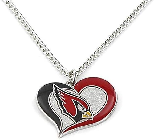Vista 18 de NFL - Collar con colgante de corazón en remolino, regalo de joyería para mamá, esposa, hermana, hija, mejor amiga, regalo ideal para cumpleaños