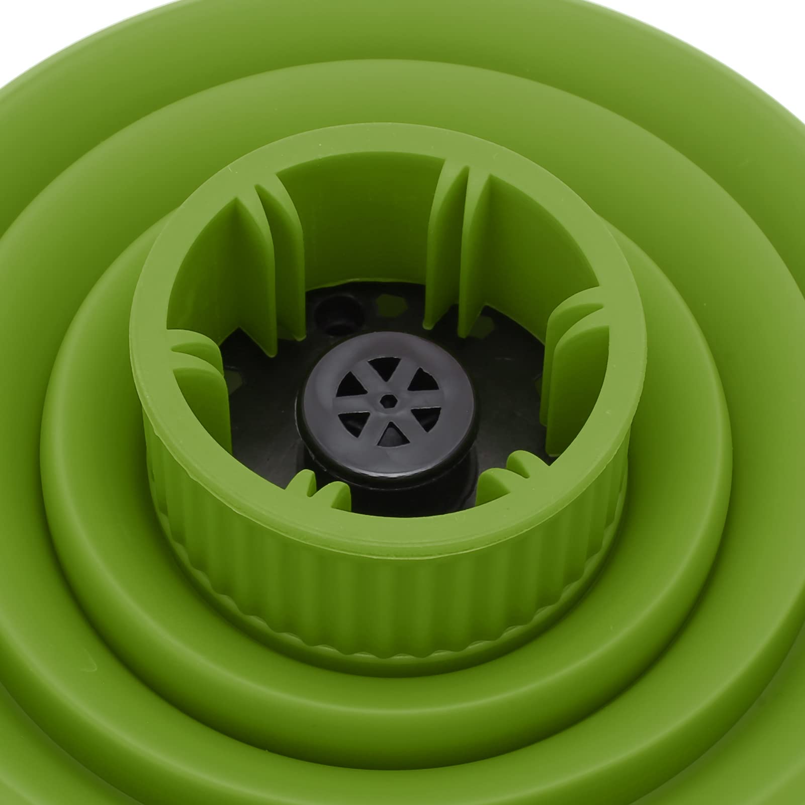 Difusor de secador de pelo Universal de silicona Secador de pelo Difusor portátil de viaje plegable secador de pelo Difusor (verde) 2