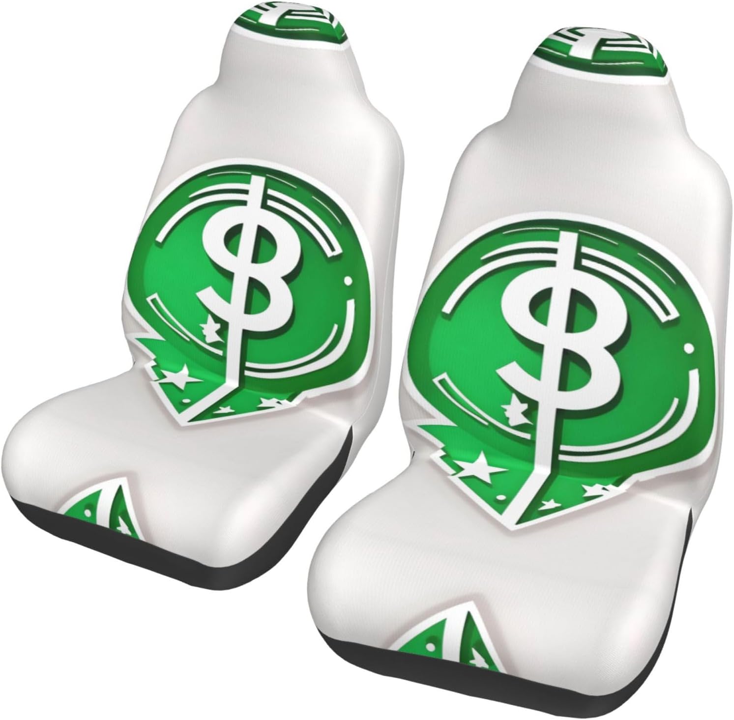 Universal Green Hair Symbol Printed car seat Covers are Suitable for Most Seats in Trucks, Vans, and Other Similar Vehicles.